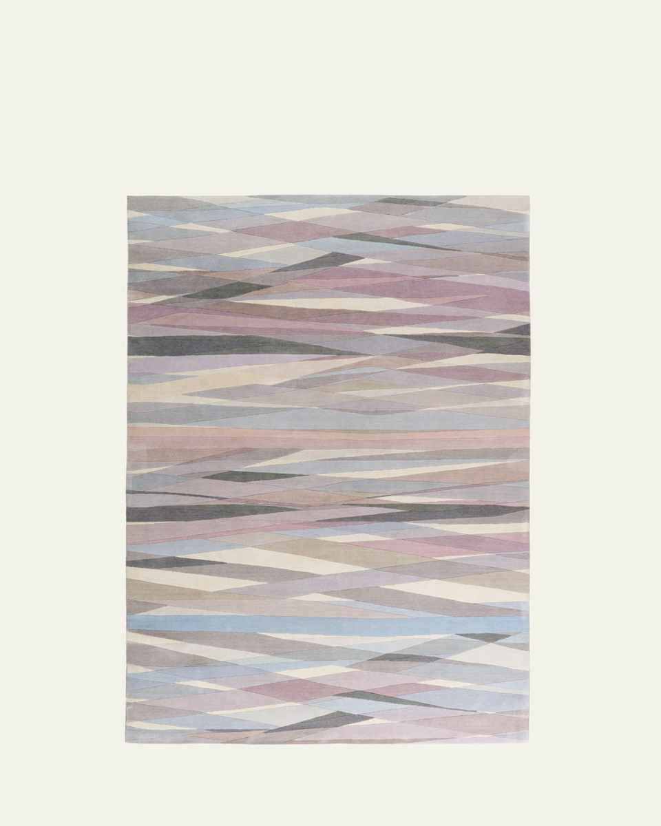 Carnival Pale Hand-Knotted Rug, 8' x 10'